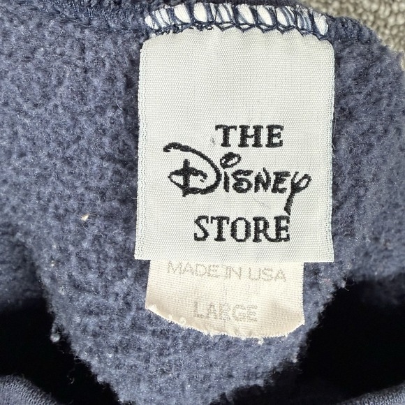 VTG Tigger Sweatshirt Men Large Blue Disney Crew Neck Sweater 90s USA Made - Picture 3 of 7